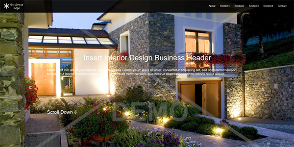 Interior Design Theme Demo Website