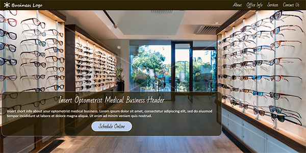 Optometrist Theme Demo Website